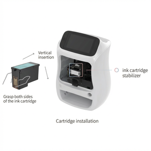 स्मार्ट स्याही कारतूस के साथ सनविन उच्च-रिज़ॉल्यूशन 3 डी नाखून कला प्रिंटर के साथ डिय और पेशेवर उपयोग के लिए फास्ट प्रिंटिंग पोर्टेबल डिजाइन - Product Image 2
