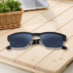 99yi Nouveau Plastique En Acier Noir Carré Bluetooth Lunettes De Montures Classiques Lunettes De Soleil - Product Image 4