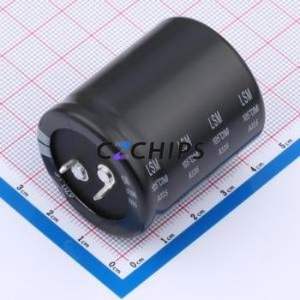 LSM471M2W--A3540 ตัวเก็บประจุแบบอิเล็กโทรไลต์อะลูมิเนียมแบบ Snap-in ชนิด Through-hole (THT), ขนาด D35xL40 มม. 470uF 20% 450V 35 มม. - Product Image 2