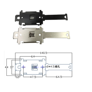 C45 Din Rail Cố Định Rơle Trạng Thái Rắn Kẹp Kẹp Rơle Trạng Thái Rắn Một Pha Giá Gắn Bộ Tản Nhiệt - Product Image 5