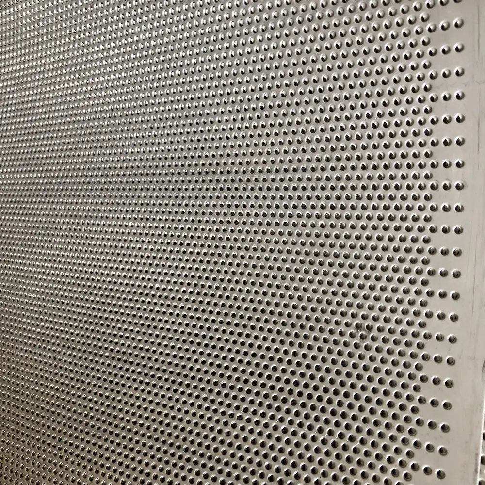 Kustom ukuran Speaker berlubang Grid Metal Sheet untuk Line Array Speaker