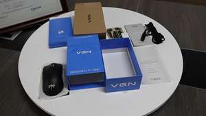 VGN <span class=keywords><strong>Dragonfly</strong></span> F1 <span class=keywords><strong>Pro</strong></span> Max Negro/Blanco 2,4 GHz Interfaz USB Ratón inalámbrico Buena calidad Esports Gaming PC Periféricos en stock - Product Image 4