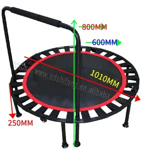 스테인레스 스틸 40 인치 체육관 장비 피트니스 운동 실내 체조 미니 트램폴린 어린이와 성인 점프