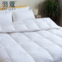 Couette en duvet de canard 100% coton, anti-allergie, de qualité supérieure, pour la maison et l'hôtel, utilisable toute l'année