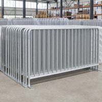 Barrière de contrôle des foules en aluminium en gros d'usine, largeur personnalisée, clôture de sécurité pour événements, concerts et événements sportifs
