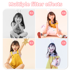 מיני מצלמה לילדים עם סיליקון כיסוי בעלי חיים סיליקון ילדים סלפי מתנה לחג המולד צעצוע microssd - Product Image 4