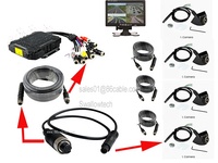 GX12 4-Pin Luftfahrtstecker 4-Pin Min Din Kabel 8m Reines Kupfer PVC-Ummantelung Koaxial Audio/Video Rekorder Auto Monitor Kabel 4K Kamera