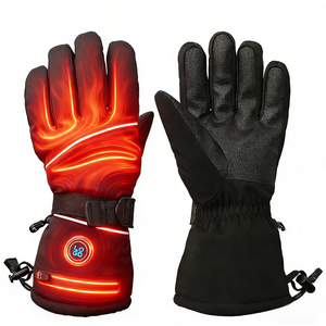 Gants chauffants imperméables à protection UV en polyester rechargeables à température réglable pour le snowboard et la moto en hiver - Product Image 1
