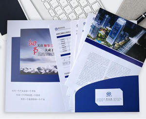 Carpeta <span class=keywords><strong>de</strong></span> Presentación Personalizada, Carpeta <span class=keywords><strong>de</strong></span> Archivo <span class=keywords><strong>de</strong></span> Papel con Folleto y Volante - Product Image 5