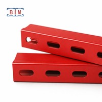 Canal C Perforado de Acero Galvanizado en Caliente (HDG) 41x41, 41x21, 41x62, Estándar ASTM, Marca BIM, Tipo Unistrut, Precio Directo de Fábrica