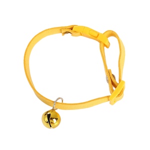 여러 색상 옵션 심플 벨 스웨이드 칼라 장식 조정 가능한 액세서리 고양이와 개 애완 동물 목걸이 - Product Image 3