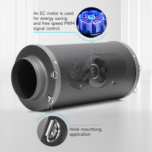 Hon & Guan yeni tasarım güç sessiz kanal Fan 10 inç HDI-250PE gürültüsüz yatak odası egzoz fanı yatak özelleştirme desteği - Product Image 4