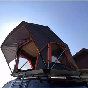 Camping Aluminum Car Rooftop Tent Automatic Truck Oxford cloth Road Trip 2 People Rainproof Off Road Soft Shell Roof Top Tent - Product Image 2