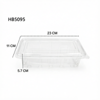 Boîtes en plastique transparent pour aliments, desserts, pâtisseries, fruits, en-cas, emballages de boulangerie, contenants transparents pour pâtisseries