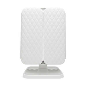 Portable 3-Fold Lighted Magnifying Personalized <b>Vanity</b> Foldable Plastic Frame <b>LED</b> Light Makeup <b>Mirror</b> - Product Image 3