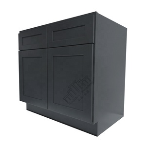 Armoires de cuisine directement de l'usine |   Armoires de cuisine inférieures de 36 po de largeur x 34,5 po de hauteur x 24 po de profondeur avec 2 tiroirs |   Armoire de cuisine américaine RTA - Product Image 1