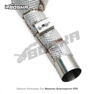 ท่อไอเสียแบบ OEM Catted Header Downpipe สำหรับรถยนต์ Maserati Quattroporte GTS V8 3.8T ปี 2013-2016 รถสปอร์ต ท่อ SUS304 ระบบไอเสียไหลสูง - Product Image 5