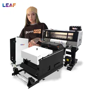 Yaprak mürekkep püskürtmeli 60 cm i3200 DTF yazıcı tişört baskı makinesi çift kafa Impresora 60 cm DTF yazıcı