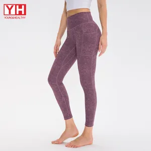 Benutzer definierte High Waist Fitness Gym Workout Yoga Leggings für Frauen