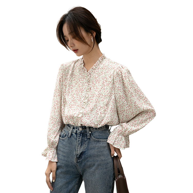 2021 Itonia Autumn Collection Fashion Mommy Floral Breastfeeding Shirt Top