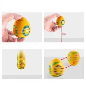 Nouveau Éducatif Somersault Gyro Cube Rotatif Magique Haricot Monstre Oeuf Doigt Gyro Décompression Jouet Oeuf Magique Fidget Jouet - Product Image 2