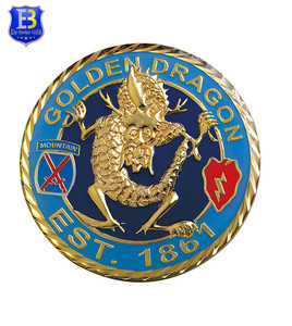 <span class=keywords><strong>Venta</strong></span> caliente personalizada del FBI recuerdo moneda <span class=keywords><strong>de</strong></span> Metal con la impresión - Product Image 6