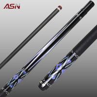 ASN-HQG-A-06 Tongkat Biliar Profesional T800 Serat Karbon Ujung 12.5mm Pro Taper Shaft Tongkat Biliar Grosir