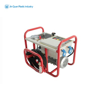 Nouvelle machine de fusion par extrusion électrique portable JINQUAN pour PEHD, 160mm-400mm, 8.2kW, entraînement par pompe hydraulique 270, soudeuse thermique intelligente