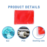 Compresse de gel souple réutilisable, personnalisable, portable, imperméable, pour soulagement de la douleur, thérapie de réadaptation et récupération des blessures (froid/chaud)