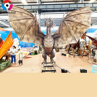 Parc à thème Taille robot Film rôle IP Dragon usine animatronique modèle Dragon volant le plus populaire à vendre