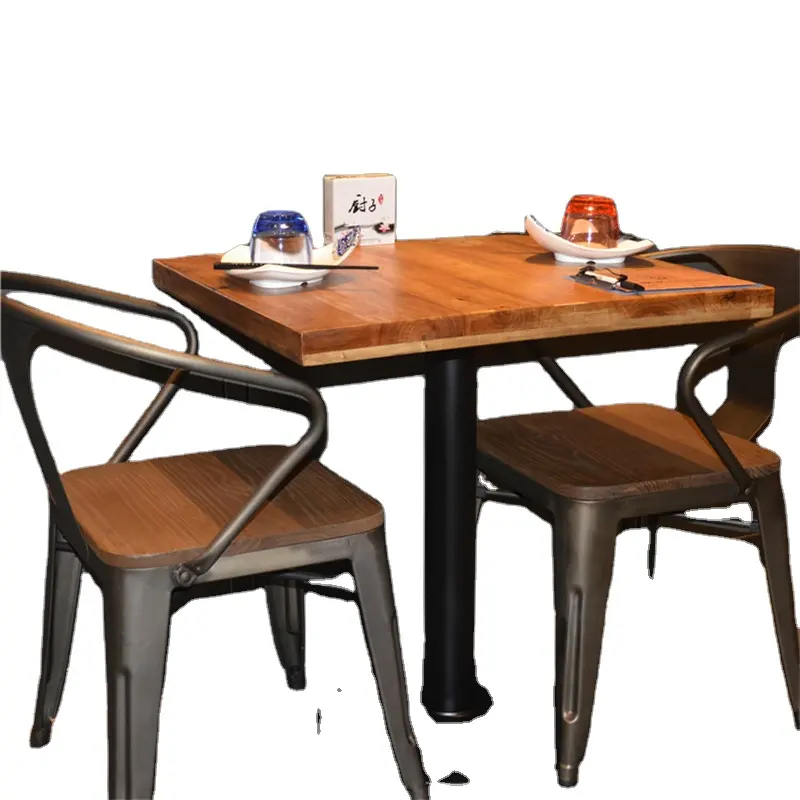 2022  Modern Wooden Set Tables And Chairs Restaurant Furniture