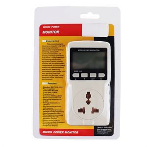 เครื่องวัดพลังงานดิจิตอลแบบเสียบปลั๊ก วัดการใช้พลังงาน วัดแรงดันไฟฟ้า วัดกระแสไฟฟ้า - Product Image 6