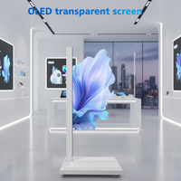 Venta Directa de Fábrica de Pantalla Transparente Retroiluminada LED 3D con Resolución 1080 para Publicidad en Oficinas y Edificios