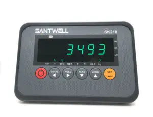 Retroiluminación LCD de 6 dígitos SK210 Medición automática Pantalla digital Báscula de Banco Báscula de plataforma Báscula Célula de carga Indicador de pesaje