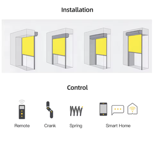 Store banne motorisé moderne WiFi en tissu rétractable pour extérieur, avec système Zip Track et protection <span class=keywords><strong>solaire</strong></span>, pour gazebo, porche et patio - Product Image 4