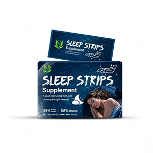 Película de Menta para Dormir OEM ODM, Apoyo para la Relajación, Ayuda a Conciliar el Sueño Más Rápido, Película Delgada de Papel con Melatonina, Tiras para Dormir - Product Image 1