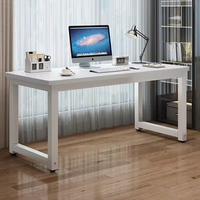 Bureau d'ordinateur robuste pour la maison et le personnel de bureau, bureau d'ordinateur simple et moderne pour le travail, robuste pour le jeu