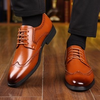 Mocassins Rétro Homme Décontractés à Plateforme, Chaussures de Marche en Cuir Véritable, Fermeture à Lacets, Antidérapantes, Intemporelles et Respirantes