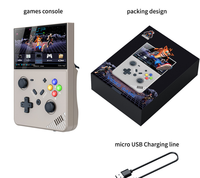 Console de jeu vidéo portable R43 PRO Quad Core 4,3 pouces 4000 mAh 64 Go, prend en charge plus de 20000 jeux, avec joystick 3D original, best-seller