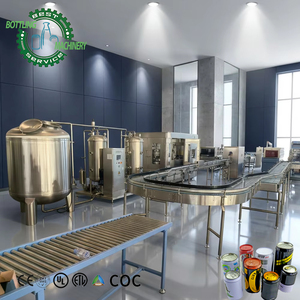 Machine de remplissage isobare 2-en-1 stable et performante (12 000 CPH) avec tunnel de chauffage pour la production de sodas - Product Image 1