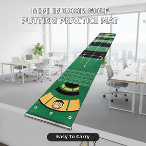 <span class=keywords><strong>Tapis</strong></span> <span class=keywords><strong>de</strong></span> <span class=keywords><strong>golf</strong></span> Jackson, mini <span class=keywords><strong>tapis</strong></span> <span class=keywords><strong>d</strong></span>'entraînement intérieur en plastique vert avec grip en caoutchouc pour la pratique du putting au bureau - Product Image 2