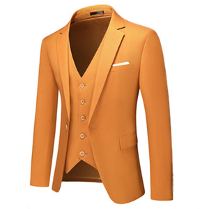 Blazer Homme Coréen Cintrée Couleur Unie, <span class=keywords><strong>Veste</strong></span> <span class=keywords><strong>de</strong></span> <span class=keywords><strong>Costume</strong></span> <span class=keywords><strong>de</strong></span> Bureau Noire Grande <span class=keywords><strong>Taille</strong></span> - Product Image 4