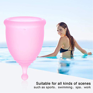 <span class=keywords><strong>Copa</strong></span> <span class=keywords><strong>Menstrual</strong></span> de Material de Grado Médico, Juego de Limpieza Económico y Práctico que se Puede Reutilizar - Product Image 2