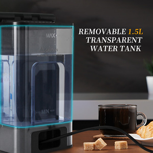 Cafetière 12 tasses Moulin à lame intégré pour grains ou café moulu <span class=keywords><strong>Machine</strong></span> à café <span class=keywords><strong>programmable</strong></span> - Product Image 5