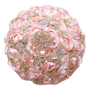Nuevo Rose Bud Handheld Wedding Ribbon Flower Rhinestone para <span class=keywords><strong>la</strong></span> graduación <span class=keywords><strong>de</strong></span> <span class=keywords><strong>la</strong></span> novia Acento floral <span class=keywords><strong>de</strong></span> <span class=keywords><strong>mano</strong></span> para ceremonias <span class=keywords><strong>de</strong></span> graduación - Product Image 6