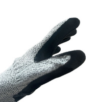 Verre jardin industrie de protection Anti-coupure PU enduit travaux de construction sécurité gants résistants aux coupures