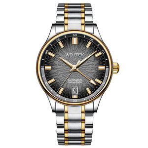 Relojes Automáticos de Acero Inoxidable con Calendario y Fecha Personalizados de Marca Privada, Relojes de Cuarzo con Logotipo Personalizado para Hombre - Product Image 4