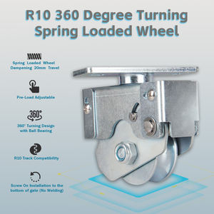 Kit <span class=keywords><strong>de</strong></span> porte coulissante à <span class=keywords><strong>ressort</strong></span>, quincaillerie <span class=keywords><strong>de</strong></span> porte, <span class=keywords><strong>roue</strong></span> <span class=keywords><strong>de</strong></span> porte coulissante, rouleau à <span class=keywords><strong>ressort</strong></span> - Product Image 2