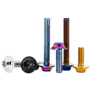 Vis Torx M5 M6 à tête UFO bleu brû<span class=keywords><strong>l</strong></span>é arc-en-ciel, en acier inoxydable 304 avec revêtement PVD, pour carénage <span class=keywords><strong>de</strong></span> moto, fixation <span class=keywords><strong>de</strong></span> <span class=keywords><strong>carrosserie</strong></span>, accessoire décoratif - Product Image 2