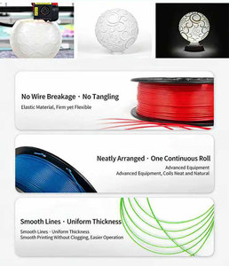 خيوط <span class=keywords><strong>PETG</strong></span> جديدة تعيد تعريف سهولة الاستخدام بدون تجفيف، قطر 1.75 مم، متوافقة مع طابعات FDM، خصائص بصرية رائعة، مرنة وقوية، 99% متوافقة مع الطباعة - Product Image 5